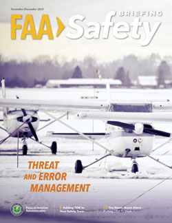 FAA Safety Briefing - November/December 2019 Threat and Error Management