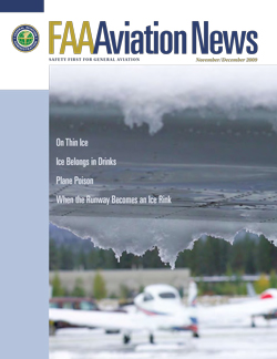 FAA Safety Briefing - November/December 2009 Winter Flying