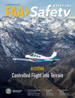 FAA Safety Briefing - November/December 2020 Avoiding Controlled Flight Into Terrain
