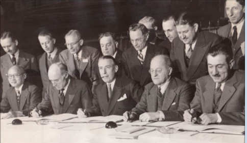 Signing at the 1944 Convention on International Civil Aviation