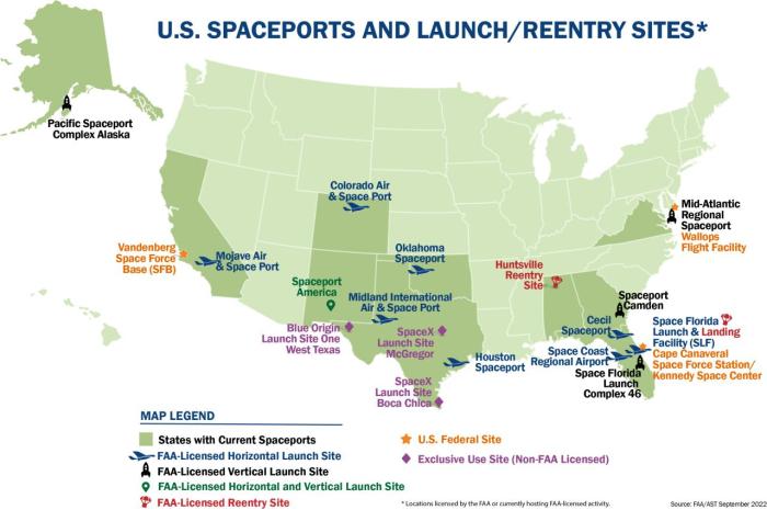 Spaceport Map