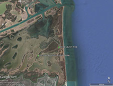 Google Earth view of Boca Chica