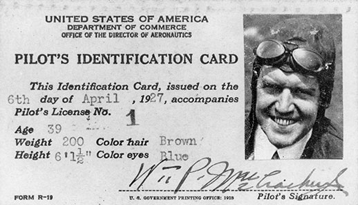 First Pilot's License