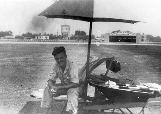 1929, first air traffic controller, Archie League, St. Louis airport.