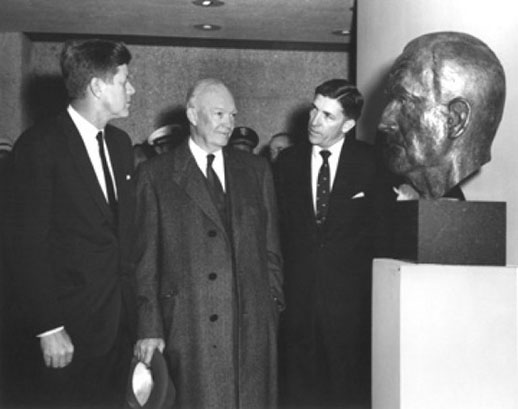 1962, airport dedication scene