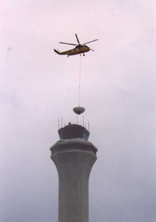 Airport tower construction