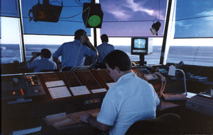 Tower interior