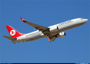 "Photo of a Turkish Airlines 737 Photo copyright Angara - used with permission"