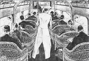 "Illustration of early seat design"
