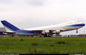 "Photo of over-rotated (near tail-strike) landing attitude Photo copyright Bastiaan Smeets - Used with permission"