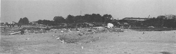 "Photo of China Airlines Flight 140 crash scene"