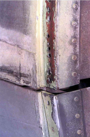 "Photo of close up of the cowl area of the DC-10"