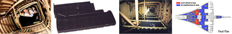"Photos of Concorde Kevlar tank liner"