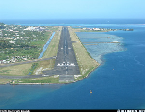 "Photo of Final Approach to Faa'a Airport Photo copyright tessede - used with permission"