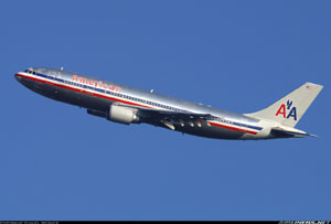 "Photo of American Airlines A300 on Takeoff Photo copyright Snorre - VAP - used with permission"