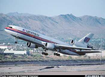 "Photo of United Airlines DC-10 Photo copyright Howard Chaloner - used with permission"