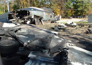 "NTSB Photo of Pinnacle 3701 Accident Site"