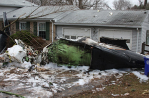 "NTSB Photo of Embraer 500 Accident Scene"