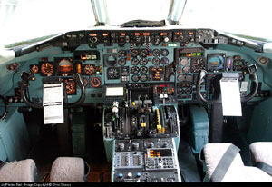 "Photo of MD-82 cockpit Photo copyright Chris Sharps - used with permission"
