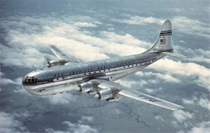 "Photo of a Boeing 377 Stratocruiser"
