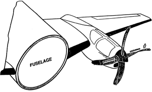 "Illustration of EMB-120RT Left Engine and Propeller Assembly"