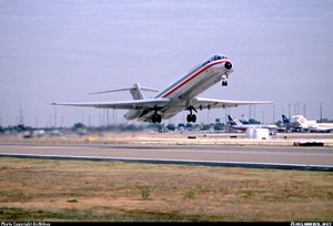 "Photo of a DC-9-82 at liftoff Photo copyright AirNikon Collection - Pima Air Museum - used with permission"