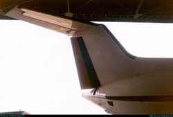 "Photo of an Embraer EMB-120 in a maintenance hangar Photo Copyright Antonio Saraiva - used with permission"