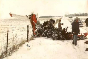 "Photo of Beechcraft Model 35 Bonanza N3794N wreckage"