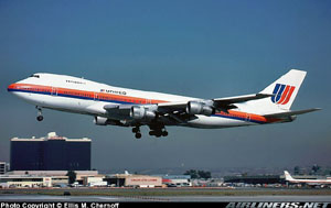 "Photo of United Airlines 747 Photo copyright Ellis M. Chernoff - used with permission"