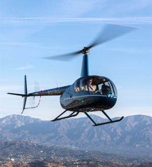 "Photo of Robinson R44 - courtesy of Robinson Helicopter"