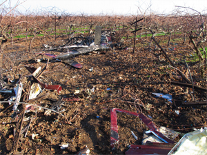 "Photo of WPR13FA080 wreckage - NTSB"
