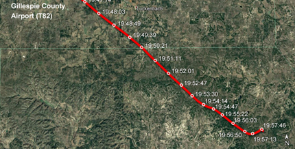 "Flight Path Data Plot"