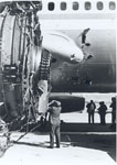 "First photo of damage to the aircraft "