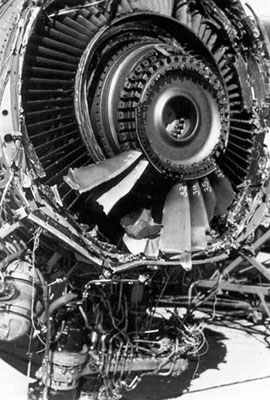"Photo of failed engine"
