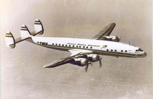 Douglas DC-8 and Lockheed L-1049 Super Constellation