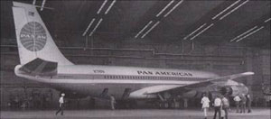 "Photo of accident airplane Pan American B707"