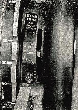 "Photo of 707 Cockpit Trim Indicator"