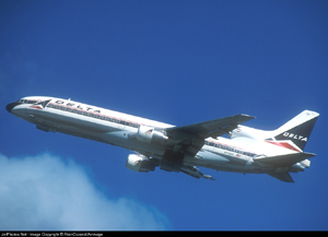 "Photo of Delta L-1011 takeoff"