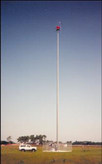 "Photo of LLWAS anemometer pole"