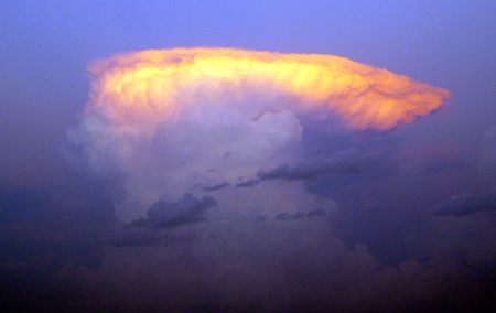 "Photo of Thunderstorm anvil"