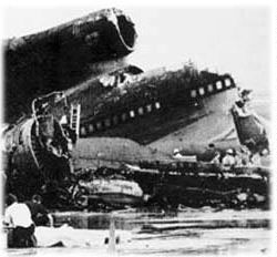 "Photo of Delta 191 aft section"