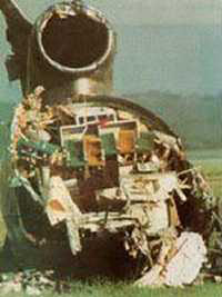 "Photo of Delta 191 aft section"