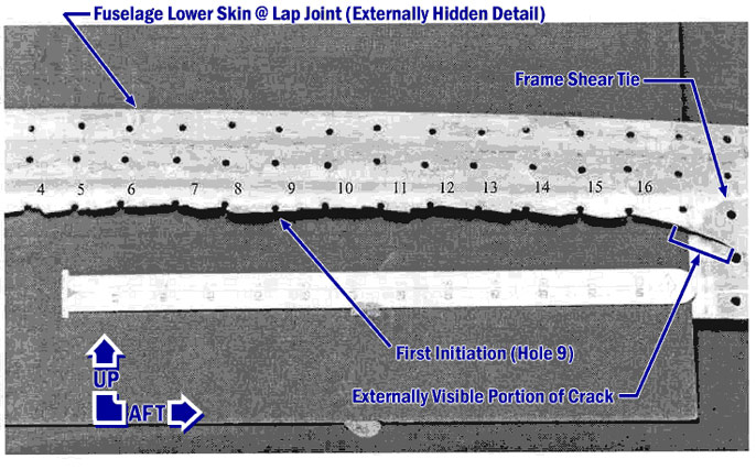 "Photo Showing Sawtooth Crack Pattern"