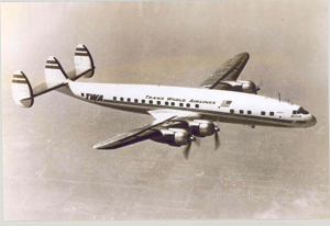 Douglas DC-8 and Lockheed L-1049 Super Constellation