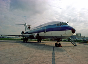 "Photo of 727-225 in Eastern livery similar to accident airplane Photo copyright Kenny Ganz - used with permission"