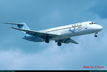 "Photo of ValuJet Model DC-9 Photo copyright Jorg Tegen - used with permission"