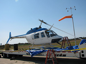 "NTSB photo of a Bell 206"