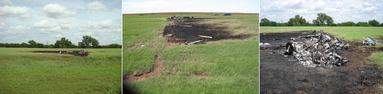 "Photos of CEN10FA424 crash site Photos - NTSB"