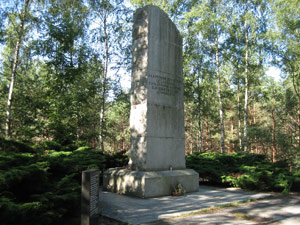 "Photo of the Memorial to the Passengers and Crew of TC-JAV Photo copyright O. Ferrante - used with permission  This monument was built on the crash site in the Forest of Ermenonville to remember the Catastrophe of March 3, 1974. There is also a granite memorial with the names of the victims engraved in stone."