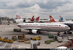 "Photo of a Turk Hava DC-10 Photo copyright Marc Lehmann - used with permission"
